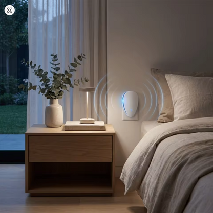 Electrolytic Powered Small Size Low Noise Electronic Insect Repellent, Silent for Home Use, Compatible with US/EUROPE/UK Sockets